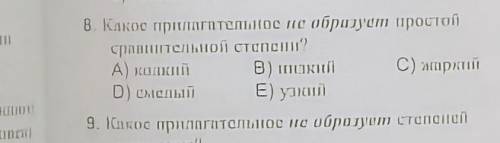 Какие прилагательные не образуют прастую сравнительную степень​