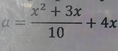 Напишите программу на языке Python вычисления значения x2+3xa+4 10 ​
