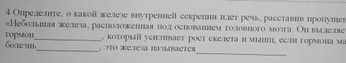 Определите какой железы внутренней секреции идёт речь расставил пропущенные слова небольшая железа р