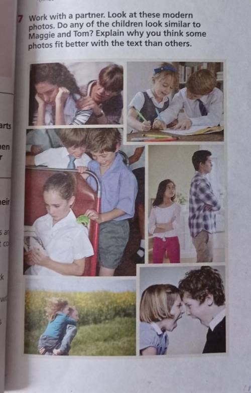 Work with a partner. Look at these modern photos. Do any of the children look similar to Maggie and