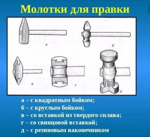 Деревянный молоток используемый при правки заготовки​