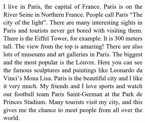 1.What sights does the writer describe?2.What does the writer enjoy doing with his friends?3.Where c