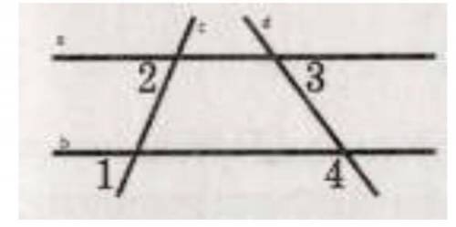 ∟1 = 85°,∟2 = 85°,∟4 = 100°, найти ∟3