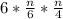 6*\frac{n}{6} *\frac{n}{4}