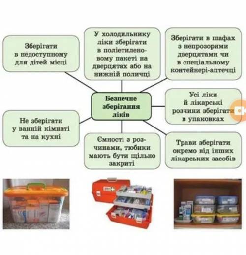 Напиши правила безпечного зберігання в будинку засобів побутової хімії та ліків? отвітьте ​