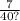 \frac{7}{40?}