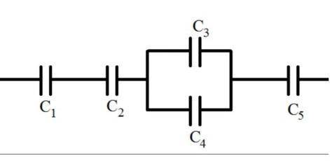 Решить задачу : Найти общую емкость системы конденсаторов , учитывая что емкость каждого из них равн