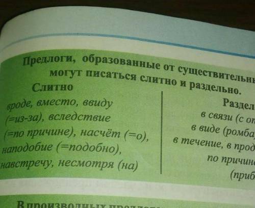 Упражнение 256. Составьте и запишите 3-4 предложения с предлогами из таблицы, данной выше. Предлоги