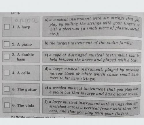 (з'єднати назви музичних інструментів з їх поясненням) тільки правильно ​