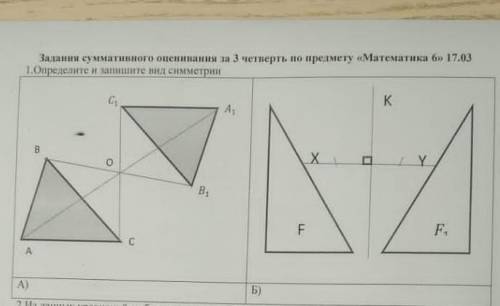 Определите и запишете ось симметрии​ кто напишет чуж таму бан