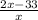 \frac{2x-33}{x}