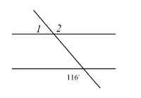 По данным рисунка найдите углы 1 и 2 если a || b