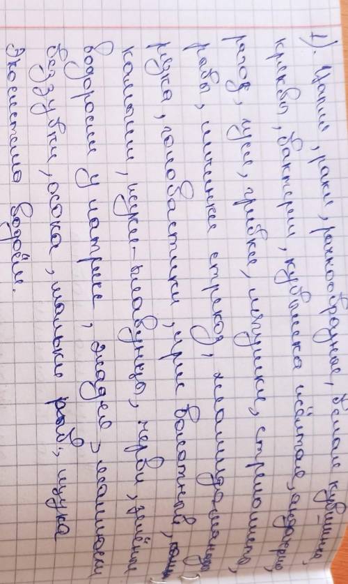 Сделайте так , в первом столбике должны быть продуценты , во втором консументы I порядка , в третьем