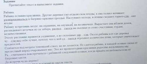 I. Определите тему н основную мысль текста. дам лучший ответ соч 5 класс очень ​