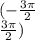 ( - \frac{3\pi}{2} \\ \frac{3\pi}{2} )