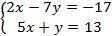 Питання №1 ? Пара чисел (7; 5) є розв’язком системи рівнянь (все фото по порядку) (фото ниже) Знайд