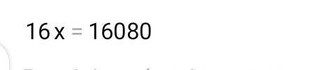 A) 0,006x + = 1/2x + 7,494x = 8040;​