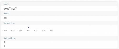 Найдите значение выражения 0,008^21*25^31