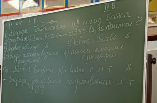 История к/к Борьба против иноземных захватчиков в 13 веке6 класс 1 вариант​