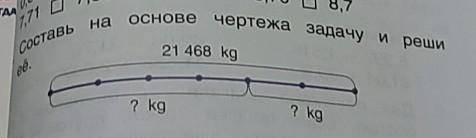 Составь на основе чертежу задачу и реши её ​