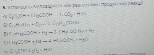 3) выделить реакцию полного окисления 5) установите соответствие между реагентами и продуктами реакц