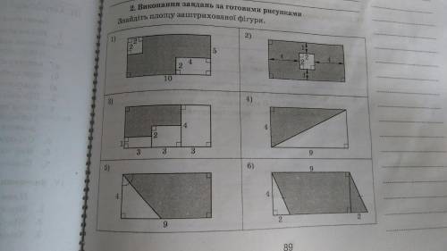 Найти площу заштрихованой фигуры