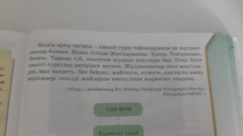 6 тапсырма Мәтінді оқы. Негізгі және Қосымша ақпараттарды анықта