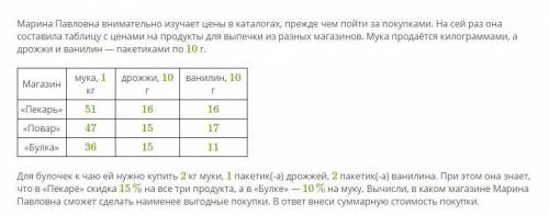 Марина Павловна внимательно изучает цены в каталогах, прежде чем пойти за покупками. На сей раз она