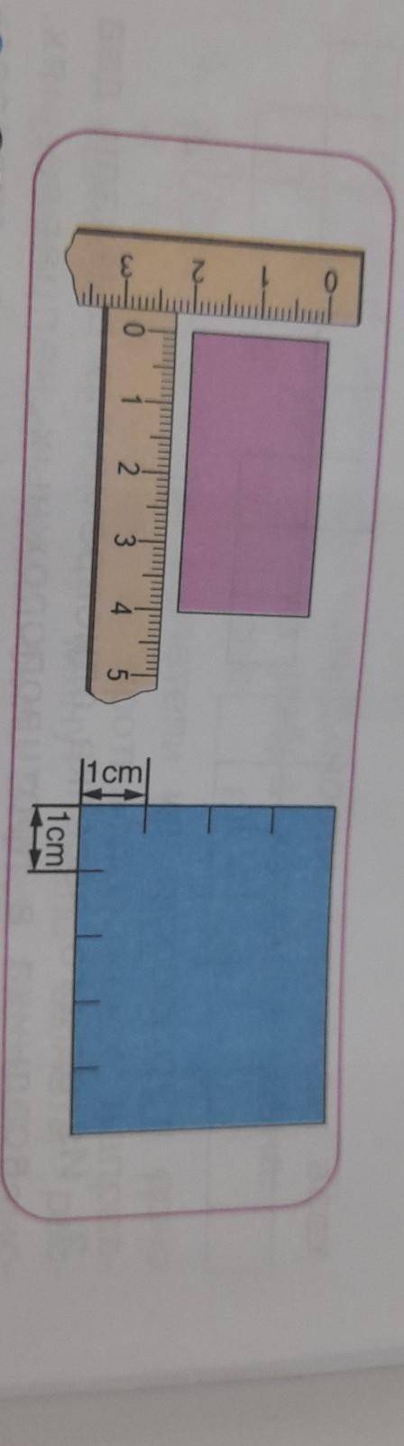 Посмотри на рисунок. узнай, площадь какого прямоугольника больше И на сколько квадратных сантиметров