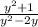 \frac{y {}^{2} + 1}{y {}^{2} - 2y}