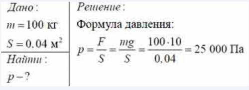 определите давление оказывает на пол я пол ящик массой 5 ​​кг если площадь его составляет 0 5 м2 зап