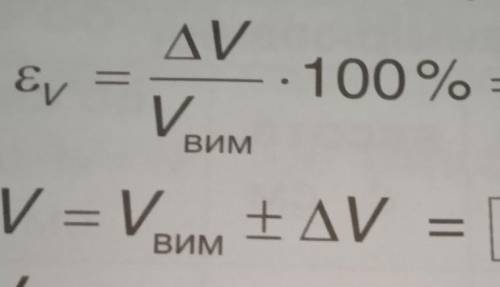 Обчислити відносну похибку вимірювання об'єму води​
