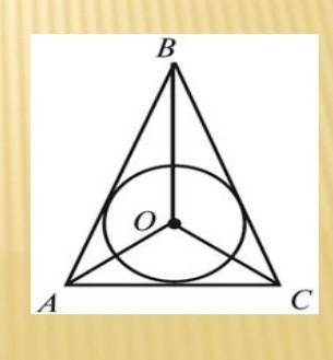У трикутник ABC, вписане коло з центром О, знайдіть кут АВС , якщо кут АОС 100 градусів​
