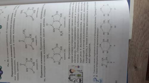 , умоляяя! 2 задание снизу Какие гетероциклы являются ароматическими?