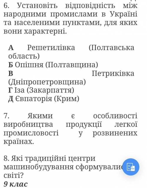 Установіть відповідність ​