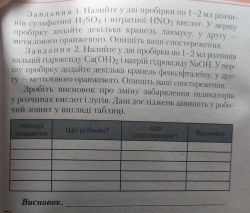 Лабораторний дослід 5 хімія 7 клас Савчин ​