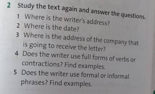 Where is the writer's address? ​