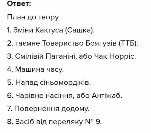 План до повісті таємне товариство боягузів розділ 12​