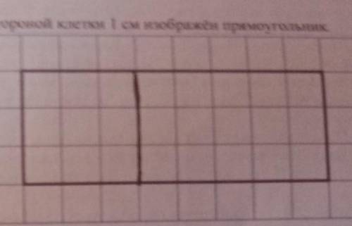 1)найди периметр и площадь этого прямоугольника 2)проведи прямую линию, которая разделит этот прямоу