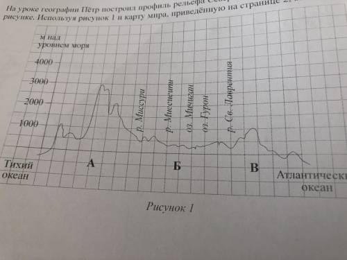 Укажите географическое название крупной форсы рельефа которой соответствует участок профиля обозначе