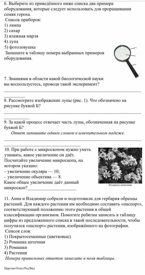 , сделать впр по биологии за 5 класс (сама просто не бум бум в ней(