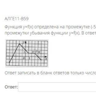 Алгебра 11 классФункция у=f(x) определена на промежутке (-5; 5). На рисунке изображён график её прои