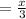 =\frac{x}{3}