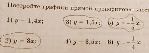 №1349 постройте графики прямой пропорциональности. мне нужно только 2,3 и 5. желательно чтобы было н