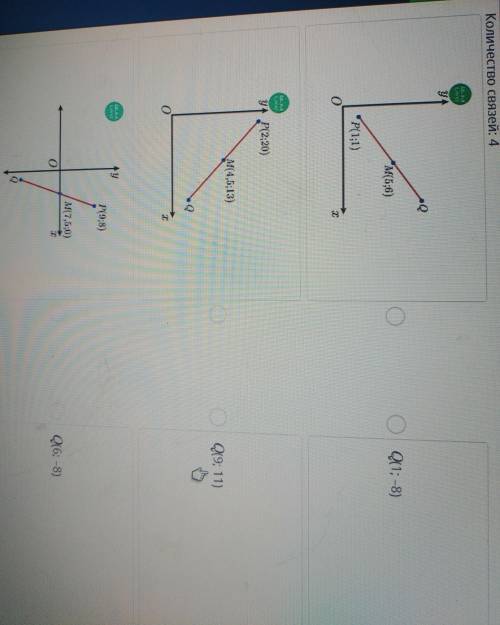 Решение задач в координатах. Урок 1 На данных рисунках М – это середина PQ. Найди координаты , на ка