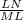 \frac{LN}{ML}