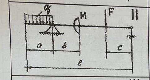 решить задачу на изгиб по тех.механике . Вариант 5