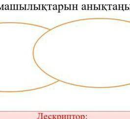 Венн диаграммасы әдісі арқылы біржасушалы және к ағзалардын ұқсастығы мен айырмашылықтарын анықтанда