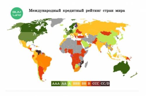 Выбери страны с самым высоким (AAA) кредитным рейтингом.​