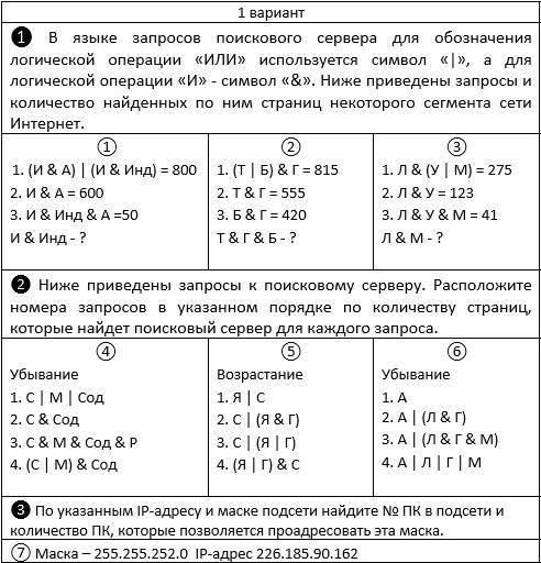 В языке запросов поискового сервера для обозначения логической операции